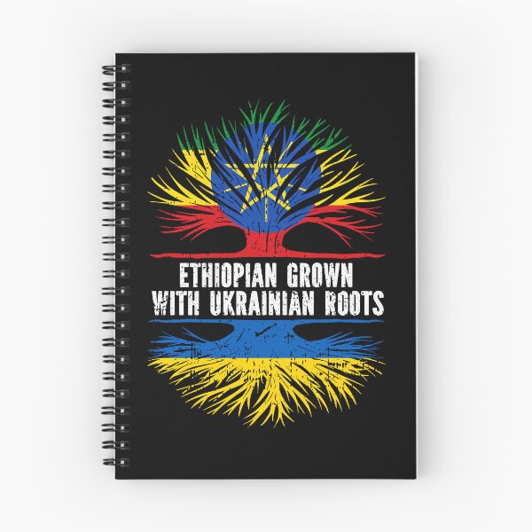Item preview, Ethiopian Grown with Ukrainian Roots Flag designed and sold by CosmoKitsch.