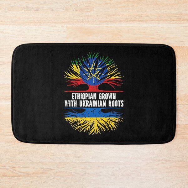 Item preview, Ethiopian Grown with Ukrainian Roots Flag designed and sold by CosmoKitsch.