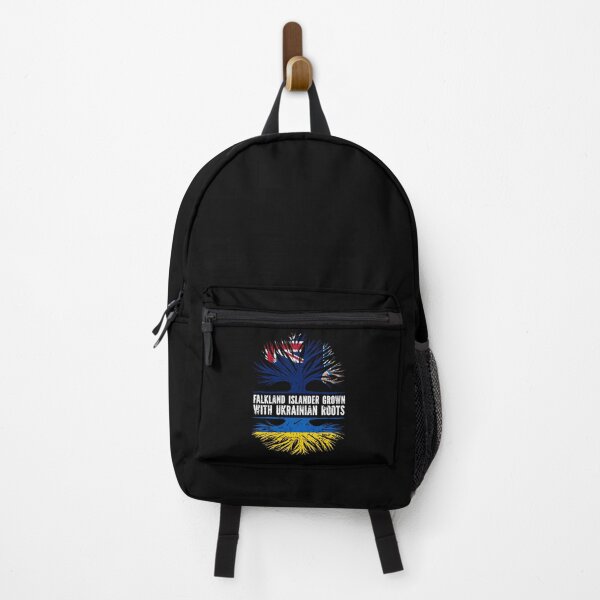 Item preview, Falkland Islander Grown with Ukrainian Roots Flag designed and sold by CosmoKitsch.