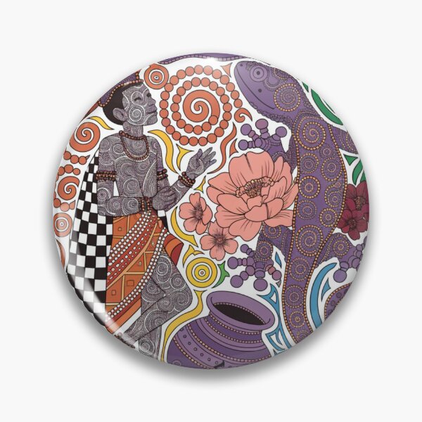 Item preview, boy with a lizard in the style of aboriginal art designed and sold by Stellar Geometry.