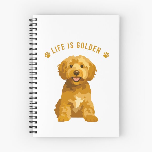 Item preview, Goldendoodle Cute Vector Design Life Is Golden designed and sold by PeriwinkleStone.