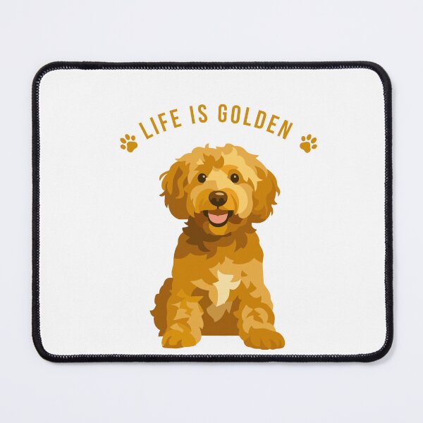 Item preview, Goldendoodle Cute Vector Design Life Is Golden designed and sold by PeriwinkleStone.