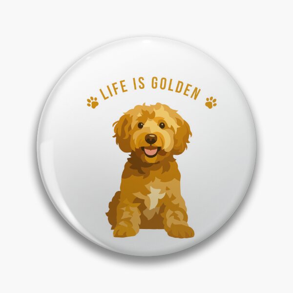 Item preview, Goldendoodle Cute Vector Design Life Is Golden designed and sold by PeriwinkleStone.