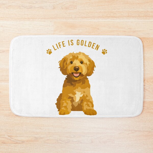 Item preview, Goldendoodle Cute Vector Design Life Is Golden designed and sold by PeriwinkleStone.