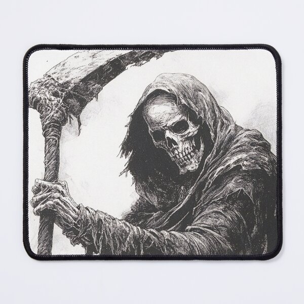 Item preview, Grim Reaper Realistic Wolf pencil drawing designed and sold by Pencil-Art.