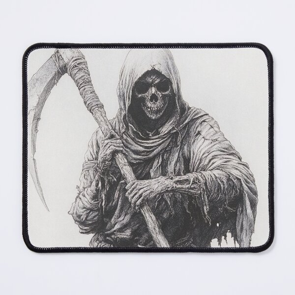 Item preview, Grim Reaper Realistic Wolf pencil drawing designed and sold by Pencil-Art.