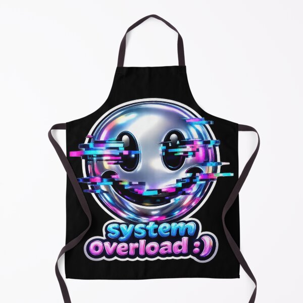 Item preview, System Overload Glitch Smiley Y2K  designed and sold by jgvisualarts.