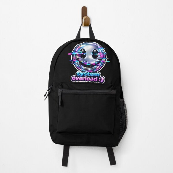 Item preview, System Overload Glitch Smiley Y2K  designed and sold by jgvisualarts.