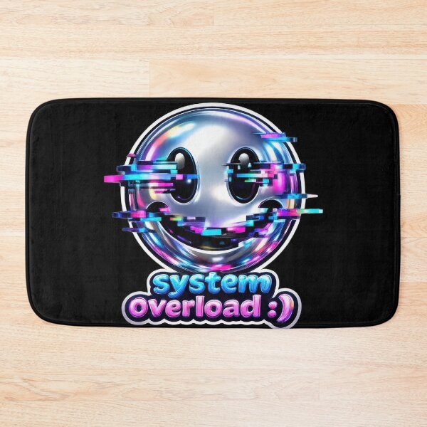 Item preview, System Overload Glitch Smiley Y2K  designed and sold by jgvisualarts.