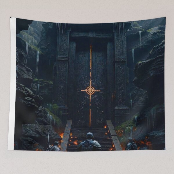 Item preview, The Black Gates - Dark Fantasy RPG Art concept designed and sold by Delerat7.