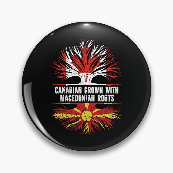 Item preview, Canadian Grown with Macedonian Roots Canada Flag designed and sold by CosmoKitsch.