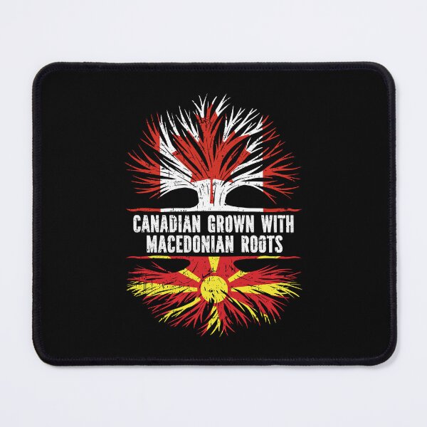 Item preview, Canadian Grown with Macedonian Roots Canada Flag designed and sold by CosmoKitsch.