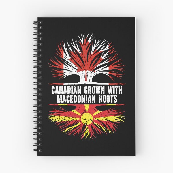 Item preview, Canadian Grown with Macedonian Roots Canada Flag designed and sold by CosmoKitsch.