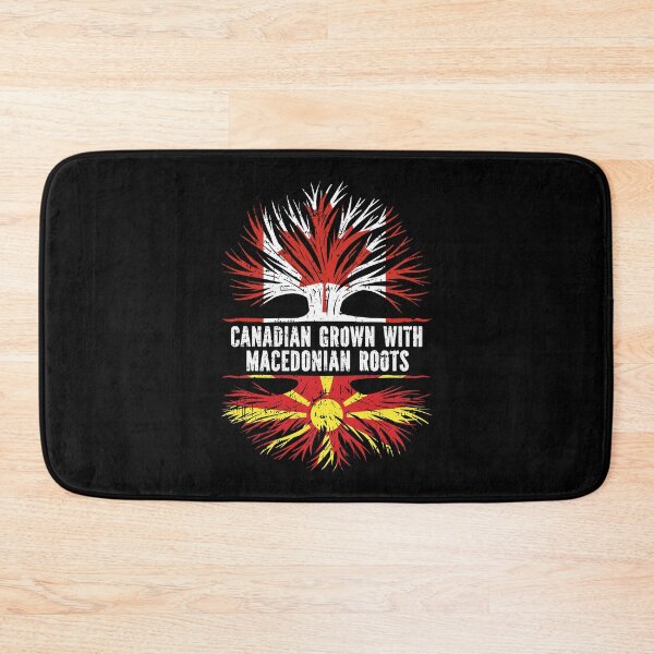 Item preview, Canadian Grown with Macedonian Roots Canada Flag designed and sold by CosmoKitsch.