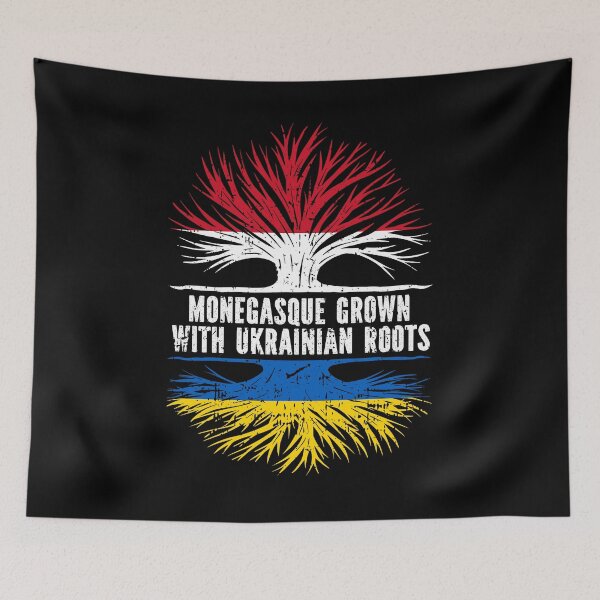 Item preview, Monegasque Grown with Ukrainian Roots  designed and sold by CosmoKitsch.