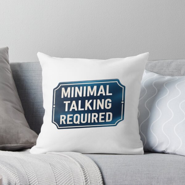 Item preview, Minimal Talking Required – Introvert Badge Shirt designed and sold by ElsterCreative.