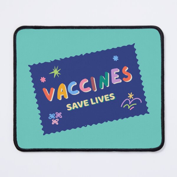 Item preview, Vaccines Save Lives Stamp designed and sold by Clustered Cocci.