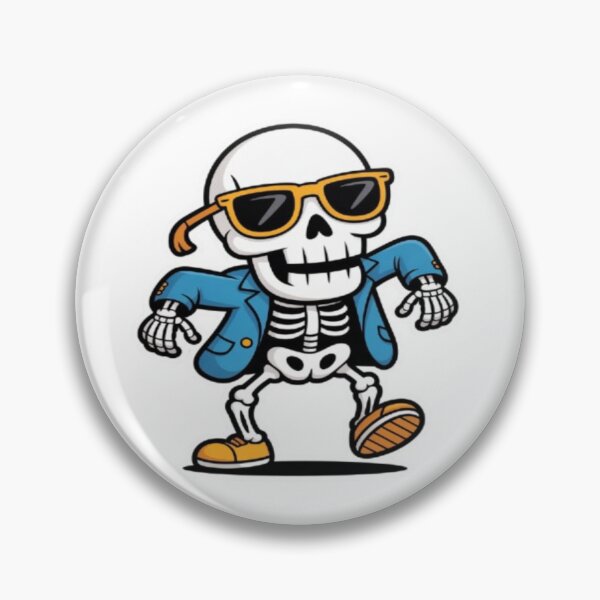 Item preview, Cool Skeleton in Jacket and Sunglasses Kawaii designed and sold by DailySparks.