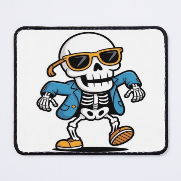 Item preview, Cool Skeleton in Jacket and Sunglasses Kawaii designed and sold by DailySparks.