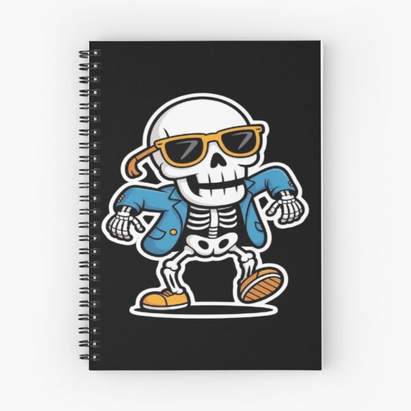 Item preview, Cool Skeleton in Jacket and Sunglasses Kawaii designed and sold by DailySparks.