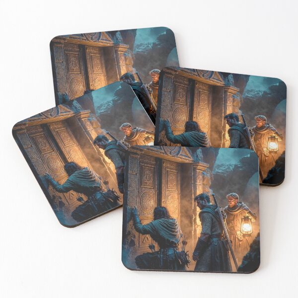 Item preview, Adventurers at the Door - Dark Fantasy RPG Art concept designed and sold by Delerat7.
