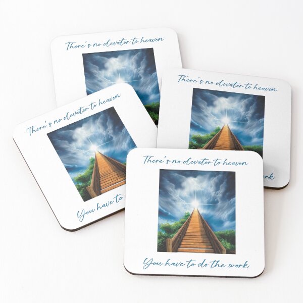 Item preview, There’s no elevator to heaven. designed and sold by Miscelenious.