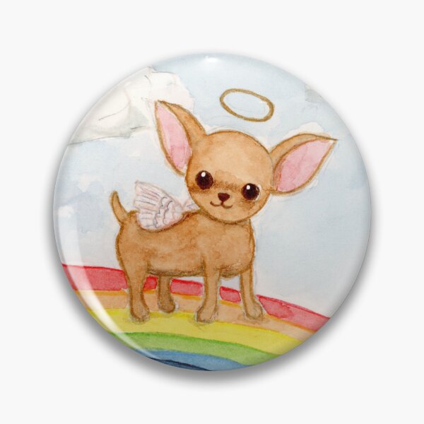 Item preview, Chihuahua angel on a rainbow designed and sold by Chihuahuapaintr.