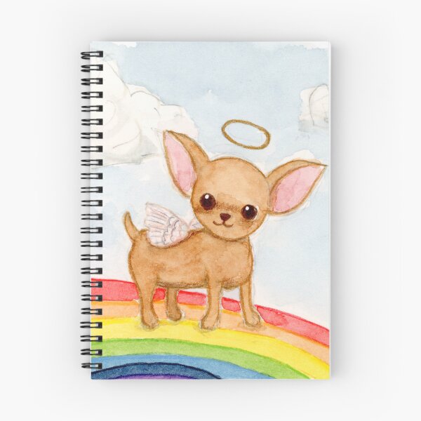 Item preview, Chihuahua angel on a rainbow designed and sold by Chihuahuapaintr.