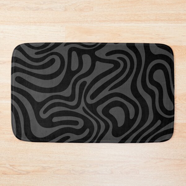 Item preview, Abstract wavy graphite and black designed and sold by Studio Vickn.