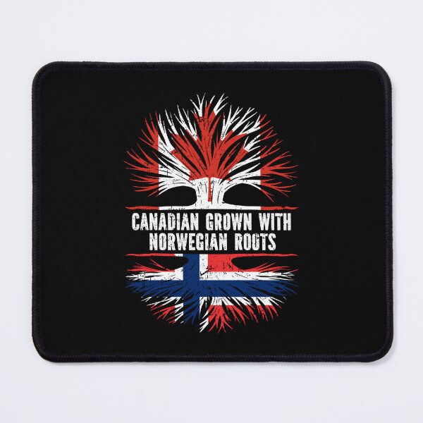 Item preview, Canadian Grown with Norwegian Roots Canada Flag designed and sold by CosmoKitsch.
