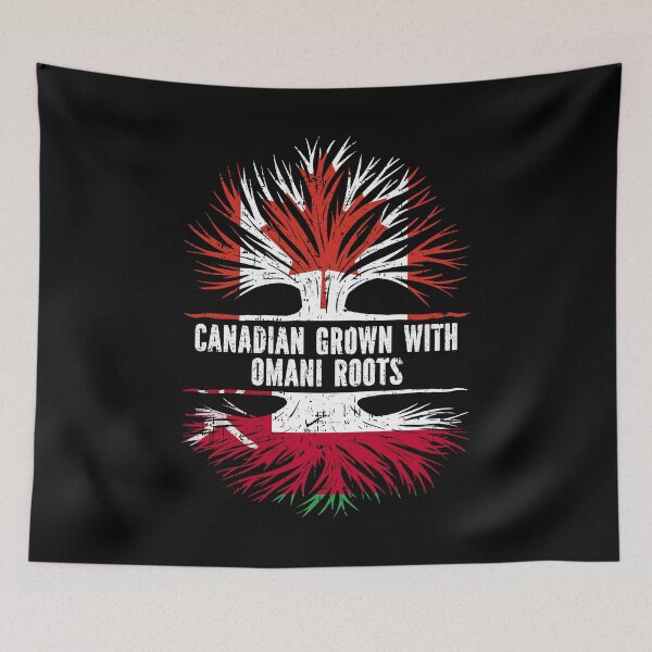 Item preview, Canadian Grown with Omani Roots Canada Flag designed and sold by CosmoKitsch.