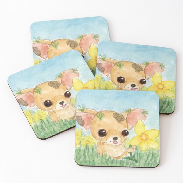 Item preview, Cute chihuahua in spring designed and sold by Chihuahuapaintr.