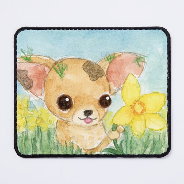 Item preview, Cute chihuahua in spring designed and sold by Chihuahuapaintr.