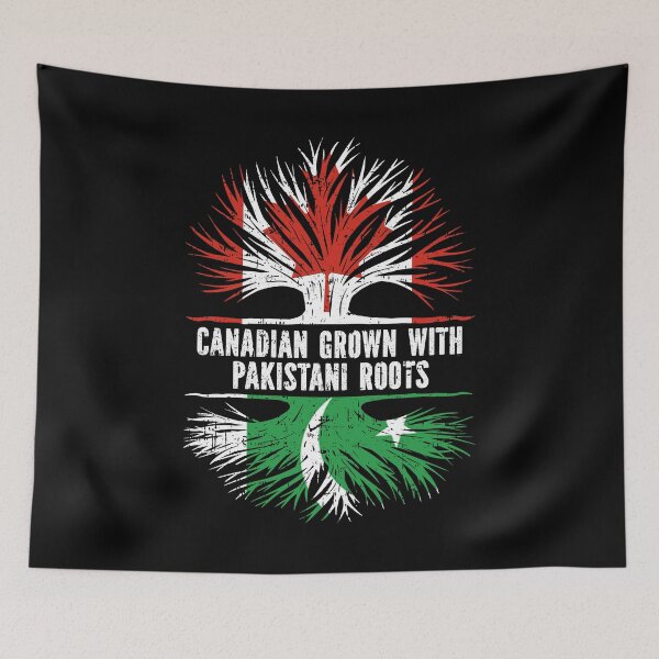 Item preview, Canadian Grown with Pakistani Roots Canada Flag designed and sold by CosmoKitsch.