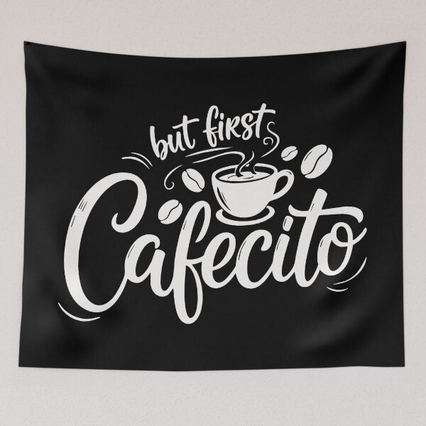 Item preview, But First, Cafecito designed and sold by JoseloRochaArt.