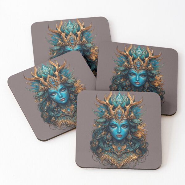 Item preview, Turquoise Goddess: The Golden Celestial Empress designed and sold by Remix Vision.