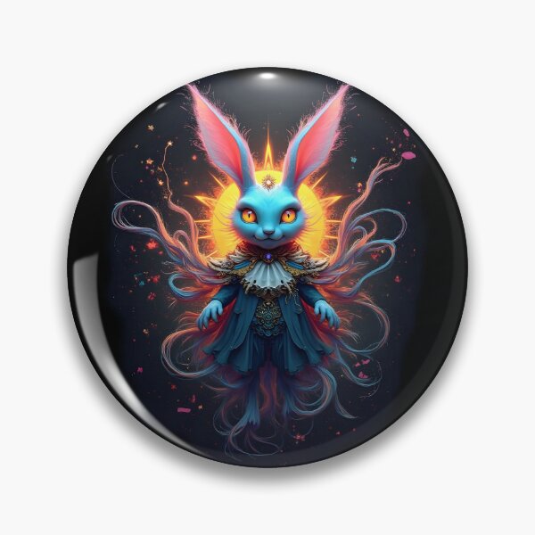 Item preview, Neo-Easter: Azure avatar in golden flame (first version) designed and sold by KunstGeist.