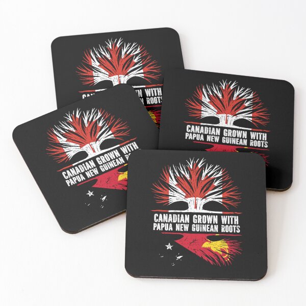 Item preview, Canadian Grown with Papua New Guinean Roots Canada Flag designed and sold by CosmoKitsch.