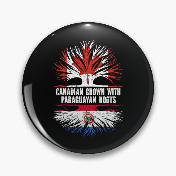 Item preview, Canadian Grown with Paraguayan Roots Canada Flag designed and sold by CosmoKitsch.