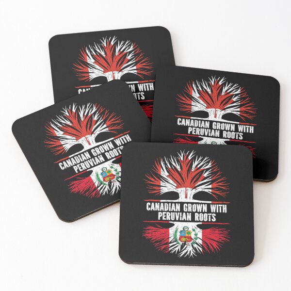 Item preview, Canadian Grown with Peruvian Roots Canada Flag designed and sold by CosmoKitsch.