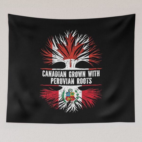 Item preview, Canadian Grown with Peruvian Roots Canada Flag designed and sold by CosmoKitsch.