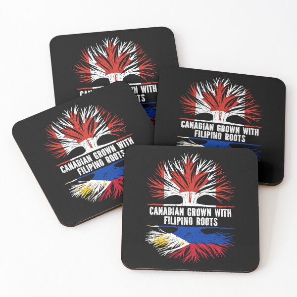 Item preview, Canadian Grown with FIlipino Roots Canada Flag designed and sold by CosmoKitsch.
