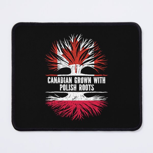 Item preview, Canadian Grown with Polish Roots Canada Flag designed and sold by CosmoKitsch.