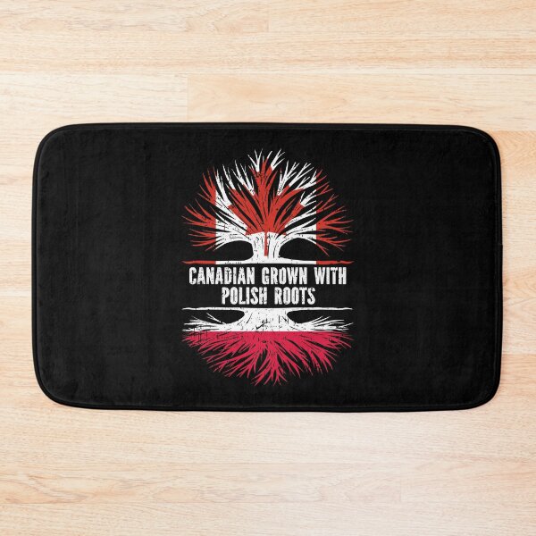 Item preview, Canadian Grown with Polish Roots Canada Flag designed and sold by CosmoKitsch.