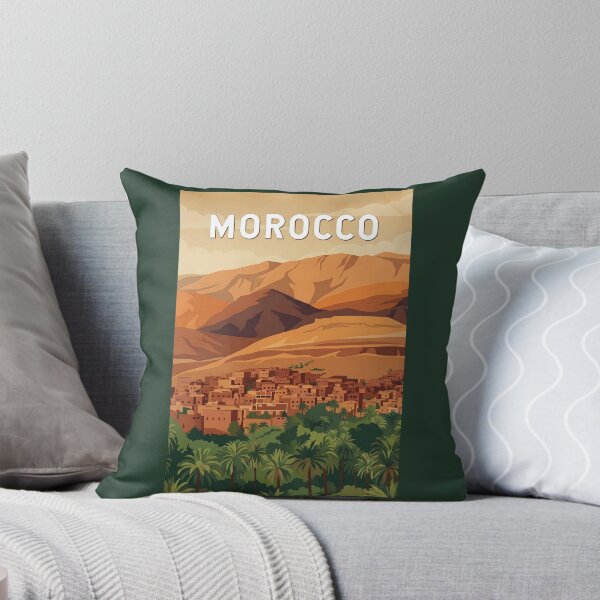 Item preview, Morocco Illustration Travel Art Vintage designed and sold by KrisSidDesigns.