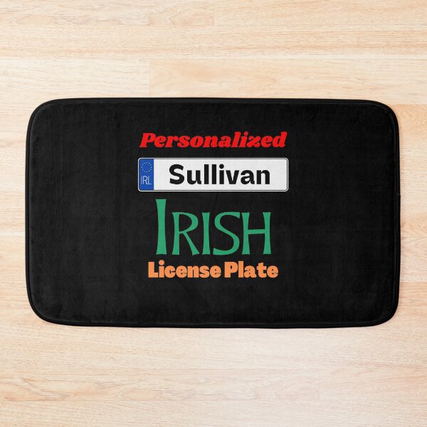 Item preview, Sullivan - Personalized Irish License Plate designed and sold by IrishPOD.