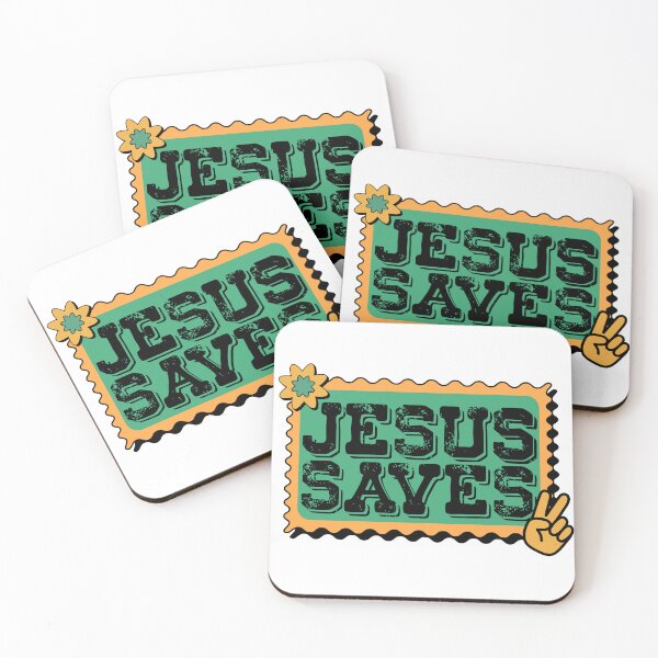 Item preview, Jesus Saves – Retro Vintage Christian Faith Design designed and sold by MoriaStore.