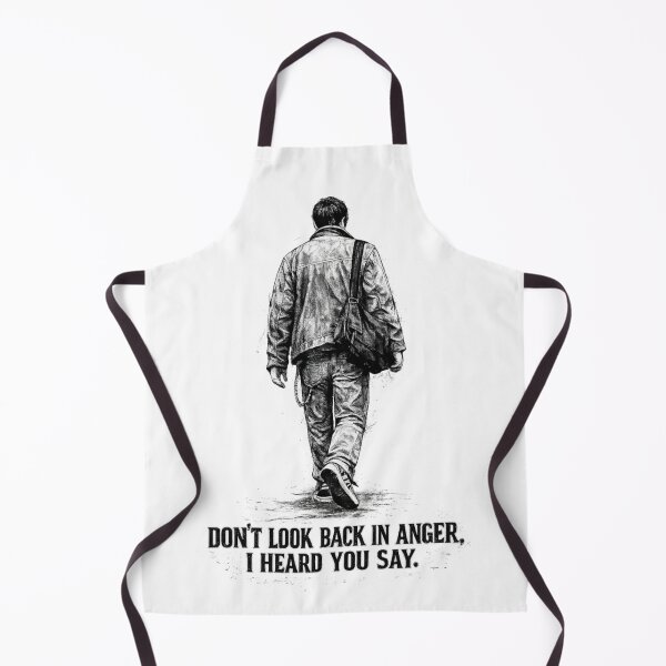 Item preview, Don't Look Back in Anger Oasis Lyrics Cool Man Walking Away Cool Sketch Design designed and sold by Donsean22.