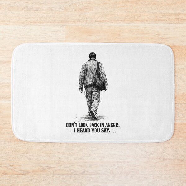 Item preview, Don't Look Back in Anger Oasis Lyrics Cool Man Walking Away Cool Sketch Design designed and sold by Donsean22.