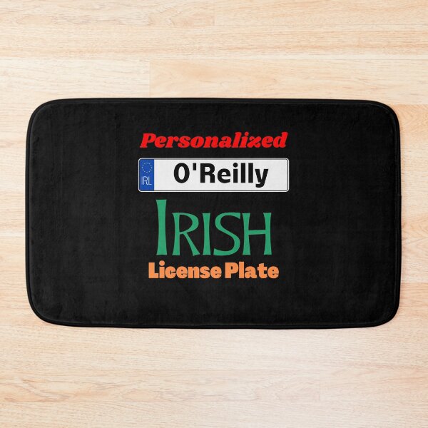 Item preview, O'Reilly - Personalized Irish License Plate Family designed and sold by IrishPOD.